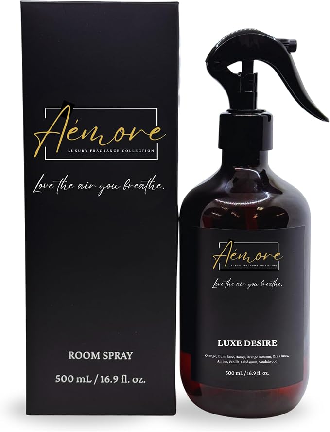 Room and Linen Spray/500 ml/Relaxing Home Fragrance, and Bathroom Deodorizer by A%C3%A9more