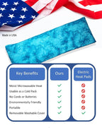 Microwavable Corn Filled Heating Pad and Cold Pack/Washable 100% Cotton Cover - Image 6