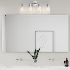 Espird Bathroom Vanity Light Fixtures Polished Chrome, 4 Lights Rustic - Image 7