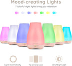 Homeweeks Diffusers, 100ml Colorful Essential Oil Diffuser - Image 4