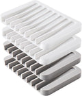4PCS Silicone Soap Dishes for Shower, Upgrade Self-Draining Bar Soap Holder by Mcyye