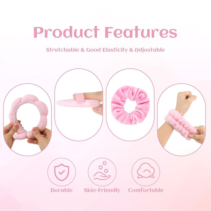 Spa Headband Set, Spa Party, Sleepover Party - Image 6