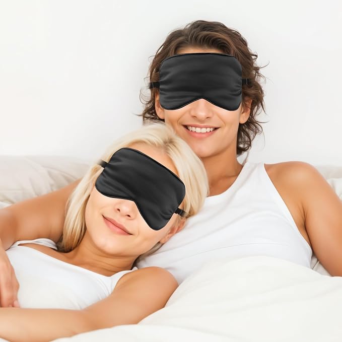 4 Pack Sleep Mask Silk Eye Mask - Image 4