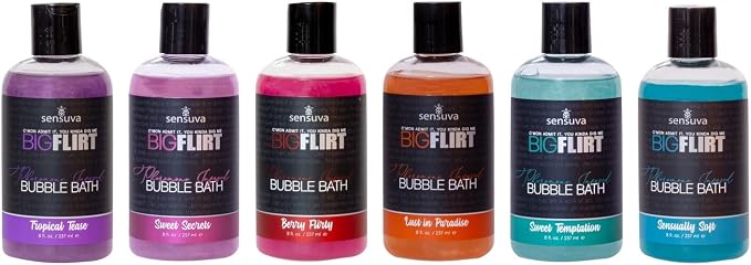 Big Flirt Pheromone Bubble Bath | Lust in Paradise 8 fl.oz. - Image 2