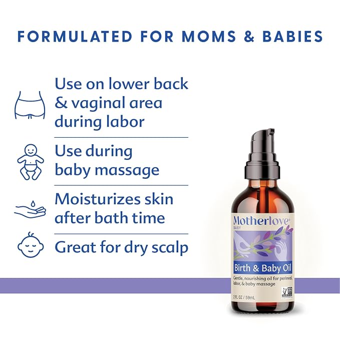 Motherlove Birth & Baby Oil Gentle Lavender-Infused Oil - Image 2