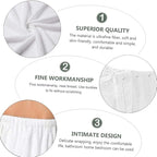 Cherry Bath Wrap with Hair Drying Turban, Quick Dry Spa Wrap Towel - Image 5