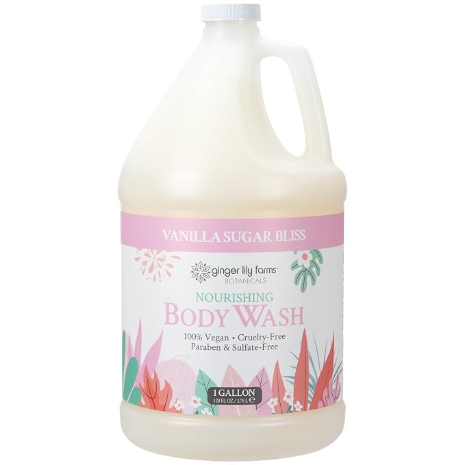 Ginger Lily Farms Botanicals Nourishing Body Wash, 100% Vegan & Cruelty-Free - Image 2