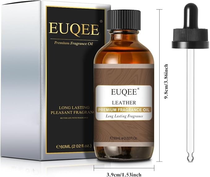 EUQEE Leather Fragrance Oil, 2.02 Fl oz/ 60ml Essential Oils - Image 3