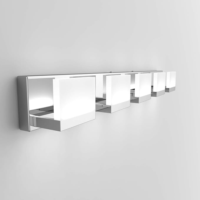Tipace 5 Lights Modern Chrome Vanity Light - Image 6