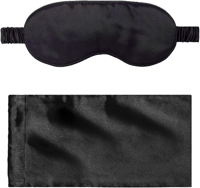Silk Sleep Mask Light Blocking Luxury 100% Mulberry 19mm Silk Eye Mask Eye - Image 7