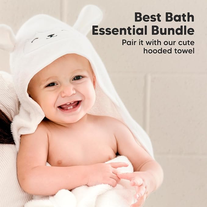 6-Pack Baby Washcloths – Soft Absorbent Viscose from Bamboo Washcloths - Image 9