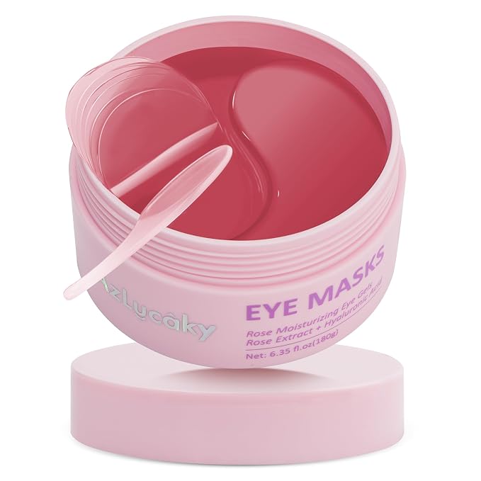 Under Eyes Patches, 40 Pairs Rose Hydrogel Eye Mask by AzLucakyUnderEyesPatches