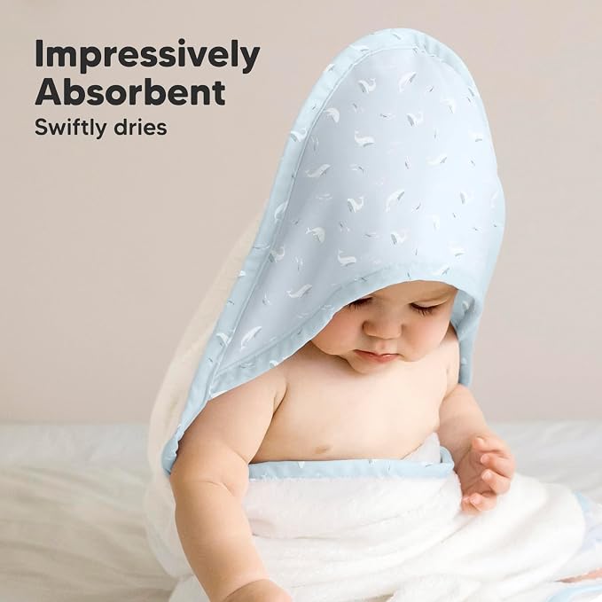 KeaBabies Hooded Baby Towel for Newborn - Image 5