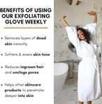 Exfoliating Glove Kessa Mitt Body Scrubber - Image 6