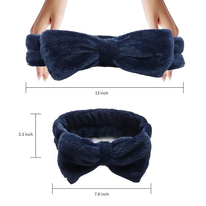 42 Pcs Cute Fluffy Bow Headbands - Image 5