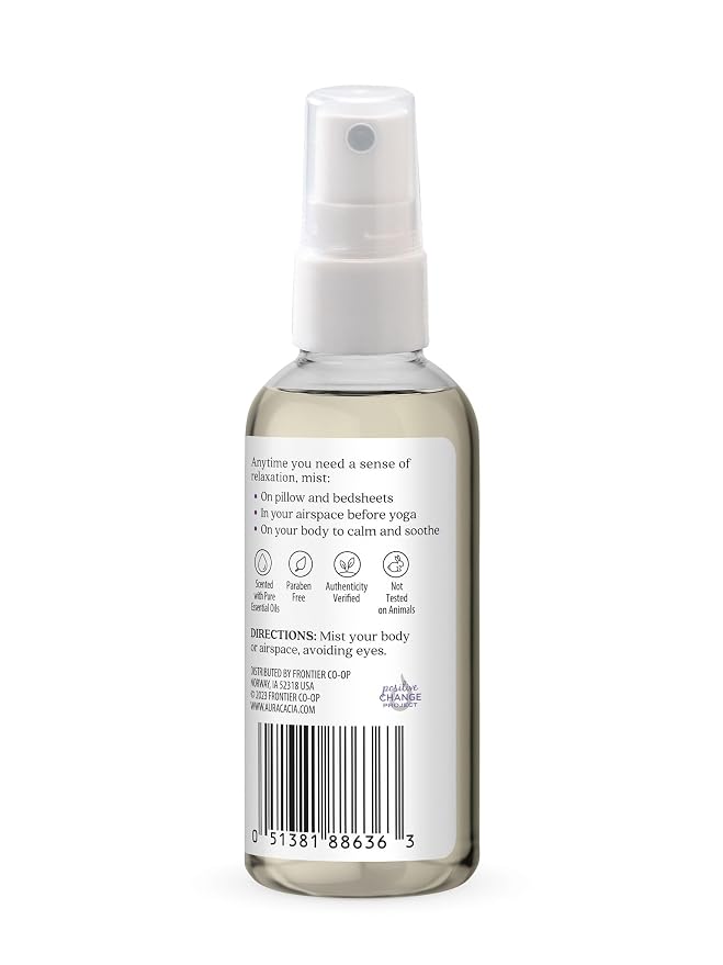 Aura Cacia Relaxing Lavender Aromatherapy Mist, Lavender Pure Essential Oils - Image 4