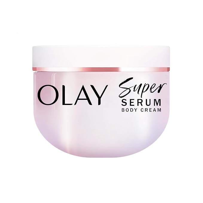Olay Super Serum Body Cream for Dry Skin, 24hr Long Lasting Hydration, 5+ by Olay