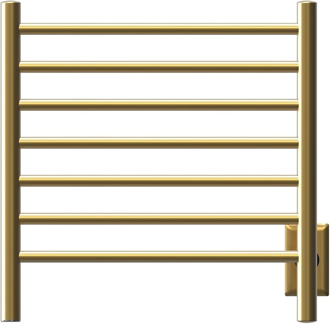 Amba RWHS-SSB Radiant Small Hardwired Plug-in Combo 7 Bar Towel Warmer in Satin - Image 5
