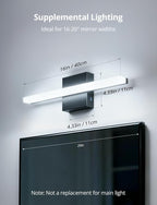 Combuh Modern Bathroom Light Fixtures Above Mirror Small Vanity Lighting Bar - Image 6