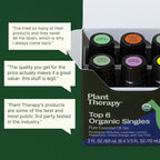 Plant Therapy Top 6 USDA Organic Essential Oil Set - Image 4