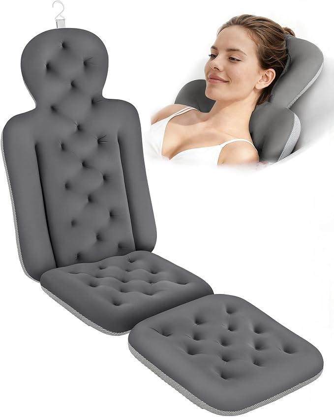 Bath Cushion, Full Body Bathtub Pillow by VEILS