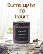 Lavender Scented Candle for Relaxation, 13oz Soy Wax Candle, 70–80 Hour Burn - Image 3