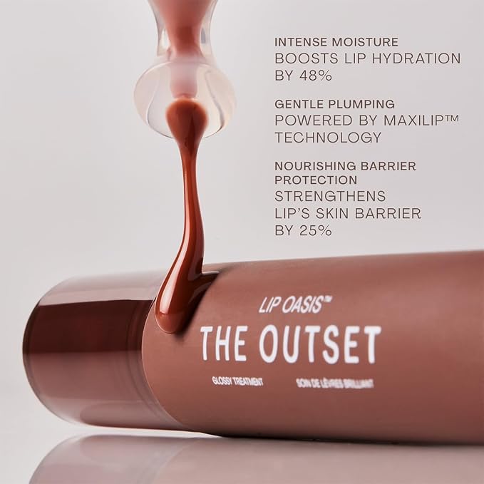 The Outset Lip Oasis Hydrating Lip Balm, Glossy Moisturizing Lip Treatment - Image 5