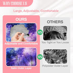 Starry Sky Reusable Shower Cap Milky Way Double Layer Waterproof Shower Caps - Image 4