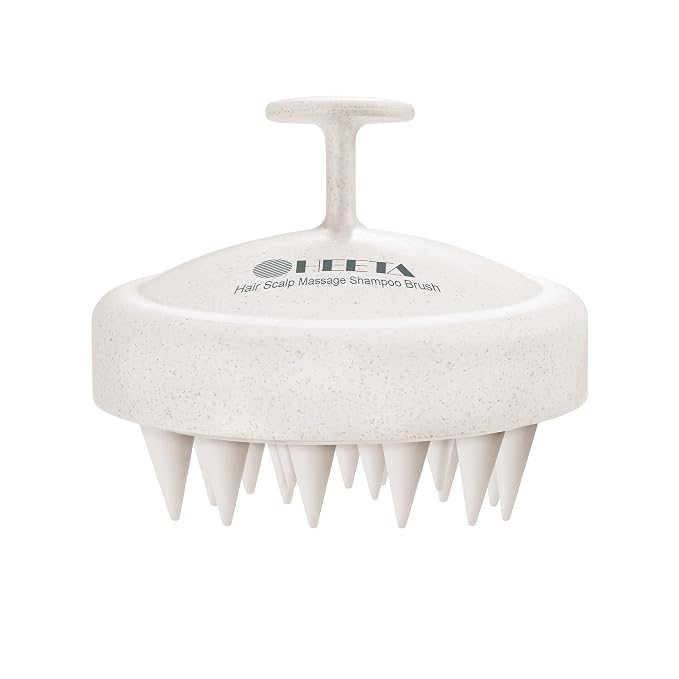 HEETA Scalp Massager Hair Growth, Soft Silicone Scalp Scrubber Shampoo Brush by HEETA