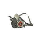 3M Half Facepiece Reusable Respirator 6200, Four-Point Harness, Comfortable Fit - Image 6