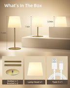 EZVALO Outdoor Cordless Table Lamp, IP65 Waterproof 4500mAh Rechargeble Shower - Image 8