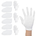 6 Pairs Moisturizing Socks Gloves Set, Spa Foot Moisturizer Socks & Cotton by Unknown
