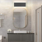 Aipsun 15.8in Matte Black Modern Vanity Light Up and Down LED Vanity Light - Image 3