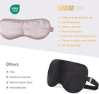 ZIMASILK 100% 22 Momme Pure Mulberry Silk Sleep Mask, Filled - Image 7