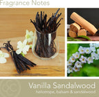 Carolina Vanilla Sandalwood Scented Candle, 16 oz Wellness Relaxing - Image 2