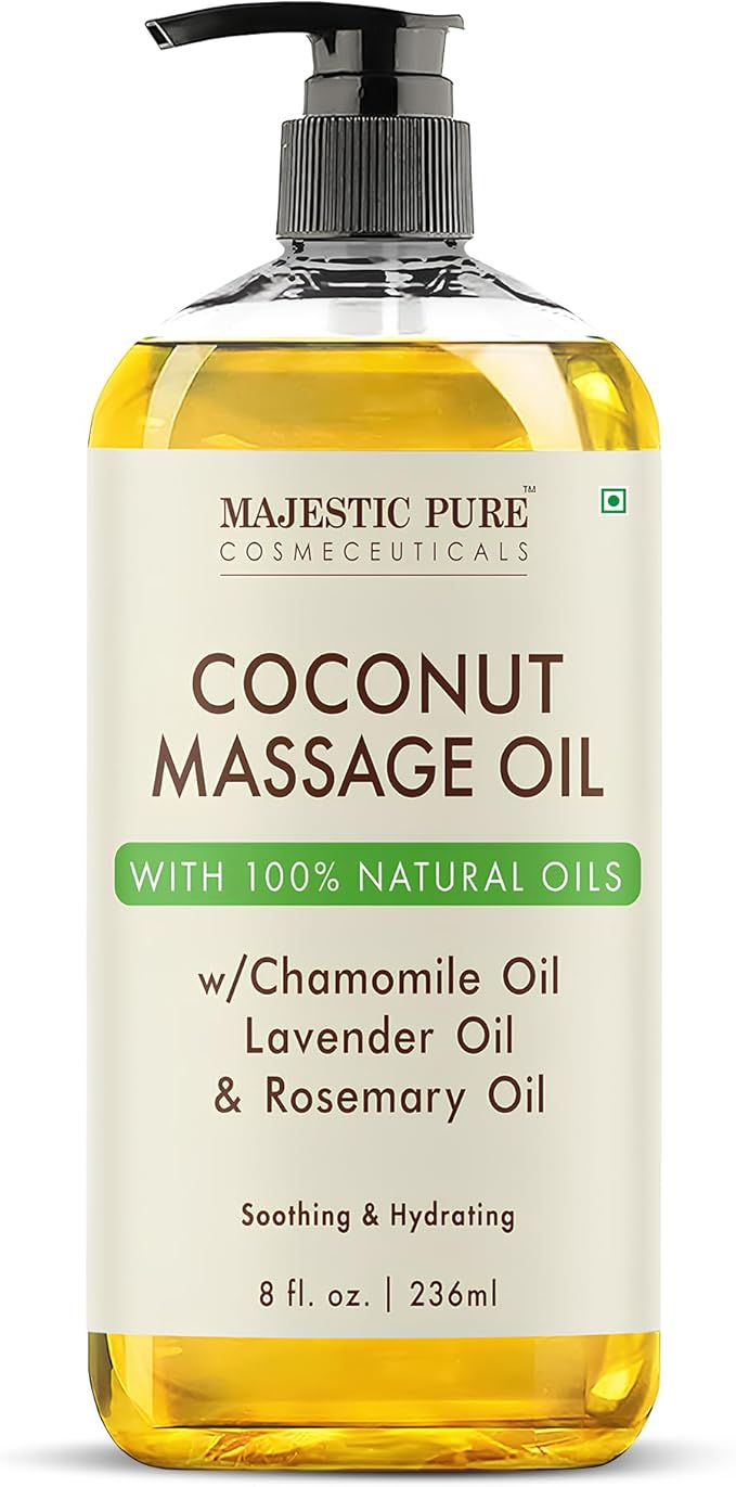 MAJESTIC PURE Coconut Massage Oil by BeautyandPersonalCare