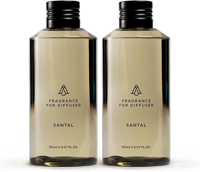 AromaPlan Hotel Scents Santal 2-Pack Luxury Aroma & Hotel Fragrance Diffuser by AromaPlan