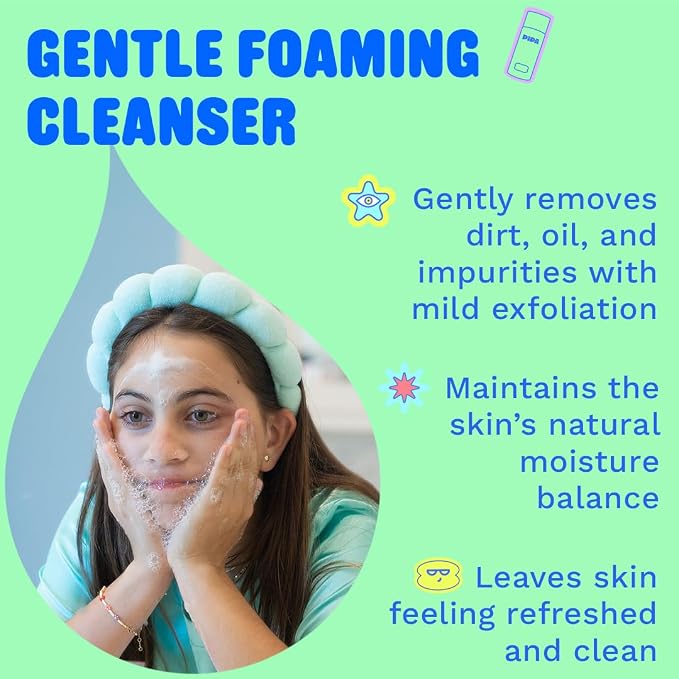 Pipa Skincare Squeaky Clean Foaming Cleanser 3.4 fl oz | Gentle Face Wash - Image 2