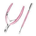 Cuticle Trimmer with Cuticle Pusher and Scissors, Cuticle Remover Professional by Decute