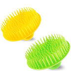 2Pack Hair Scalp Exfoliator Brush Dandruff Cleaning Brush, Flexible Scalp by YEALIFE