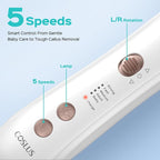 COSLUS C43 Professional Manicure Pedicure Kit, 5-in-1 Electric Nail File - Image 5