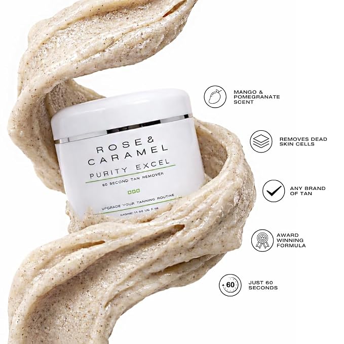 Rose & Caramel Purity Excel 60 Second Miracle Express Self Tan Remover & - Image 3