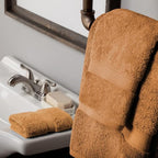 SUPERIOR Egyptian Cotton Pile 3 Piece Towel Set, Includes 1 Bath, 1 Hand - Image 7