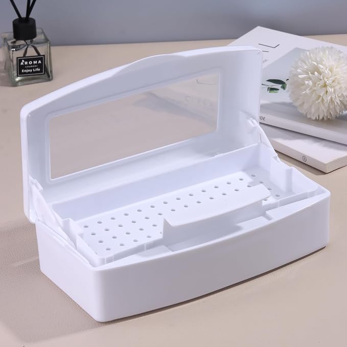Nail Tool Sterilizer Box Plastic Disinfectant Container - Image 6