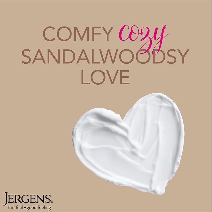 Jergens Sandalwood Body Butter Lotion, Moisturizer Infused - Image 7