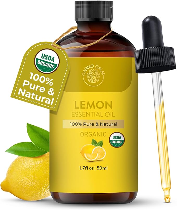 Lemon Essential Oil | USDA Certified Organic Lemon Oil - Image 2