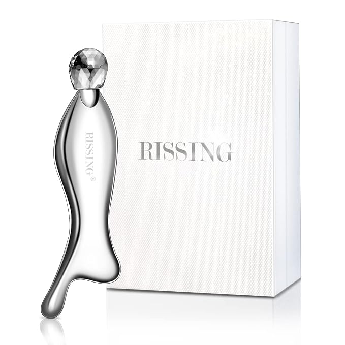 4-in-1 Gua Sha Tools: Stainless Steel Gua Sha Tool, Portable Box, by RISSING