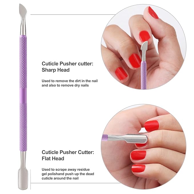 Cuticle Trimmer with Cuticle Pusher and Cutter-YINYIN Cuticle Nipper - Image 5