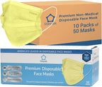 Litepak 500pcs Premium Disposable Face Mask SOFT 3ply Nose Wire - Image 2