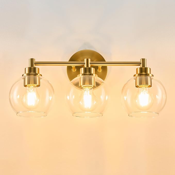VONLUCE Bathroom Light Fixtures, 3-Light Bathroom Vanity Light - Image 9